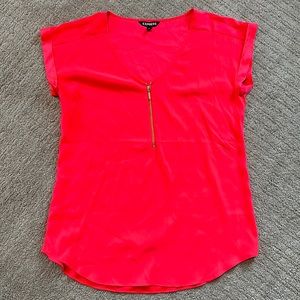 Express Bright Coral top